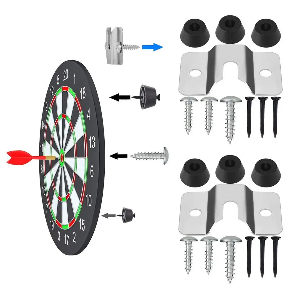 

1 Набор Монтажный Кронштейн для Dartboard, простая установка, настенный крючок, держатель для Dartboard для дома Кронштейн Буфера