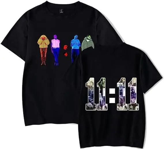 

Chris Brown 11:11 Tour Shirts Summer Music Frenzy Tshirt Short Sleeve Concert Women and Men