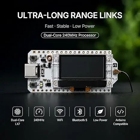 รูปสินค้า ชุด ESP32 LoRa V3 ครบชุด พร้อมอุปกรณ์และเคส