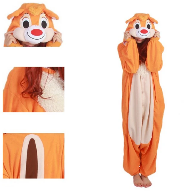 Flying Squirrel Onesie Adult Chipmunk Kigurumi Onesie Unisex
