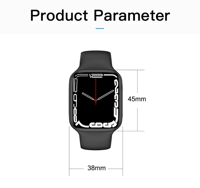 IWO Smartwatch Bluetooth Calls Smart Watch For Men Women Sport Fitness Bracelet Custom Watch Face smart watch with NFC Heart Rat