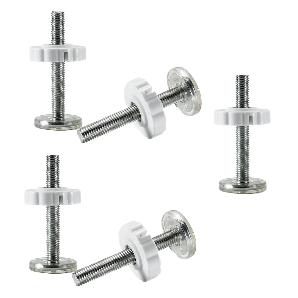 5pcs Baby Gate Screw Bolts Fence Accessories Rod Wall Protector Plastic Mounting Screws Stair Safety Gates Doorways