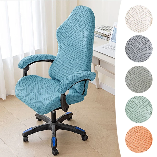 Solid Color Esports Chair Cover Office Chair Cover Anti-dust Armchair Computer Gaming Wear-resistant Thickened Chair Cover