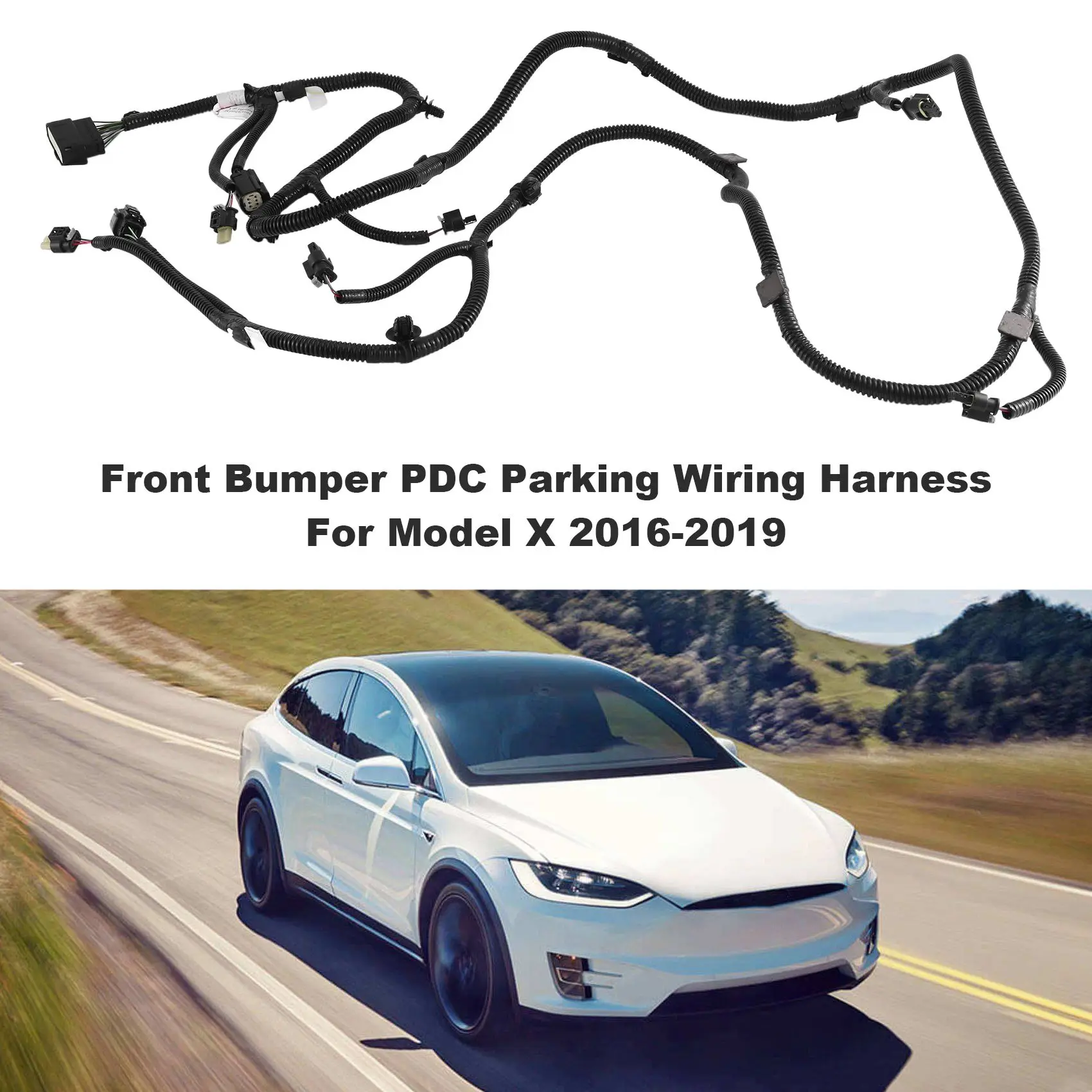 

1032433-00-G Car Front Bumper PDC Parking Wiring Harness for Tesla Model X 2016-2019 103243300G