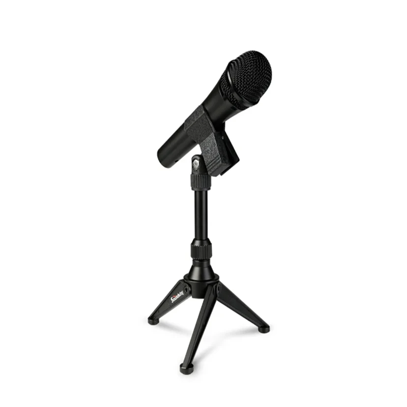 Microphone Stand with Black Telescopic Rotation Stable Base 1CM-2CM-3CM microphone stand