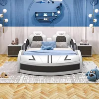 Forme de voiture normale lits pour enfants garde-corps de sécurité conception unique lits pour enfants parc Style moderne Lit Enfant meubles pour la maison 2
