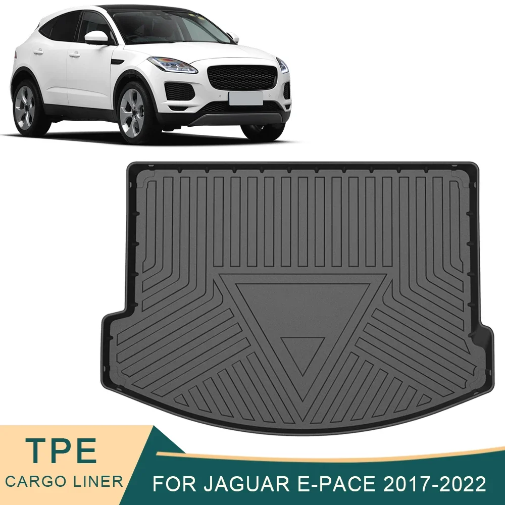

For Jaguar E-Pace X540 2017-2022 Car Cargo Liner All-Weather TPE Non-slip Trunk Mats Waterproof Tray Trunk Carpet Accessories