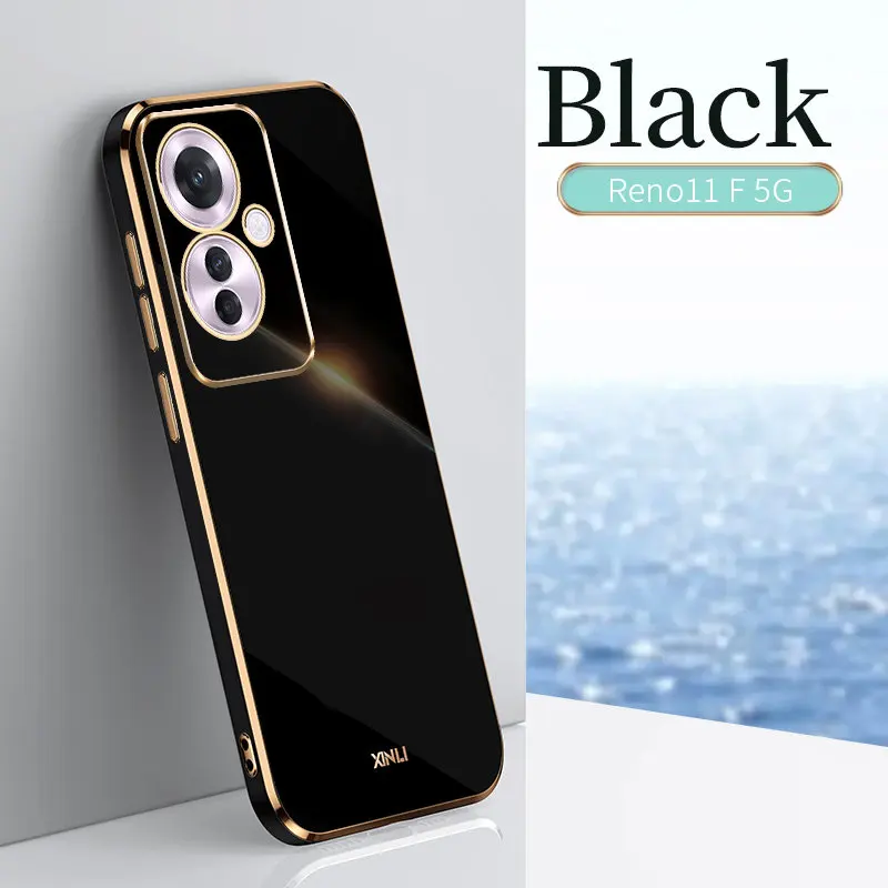 Enhanced Shockproof Plating TPU Silicone Bumper Soft Back Cover
