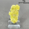Natural Pakistan yellow Brucite Mineral specimen + healing quartz crystals and stones rock gemstone 2