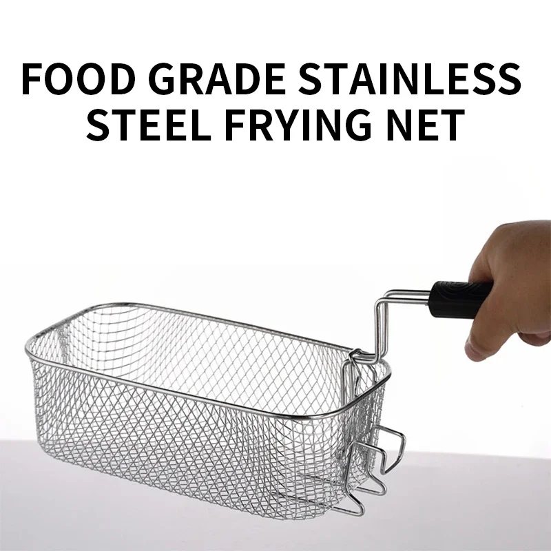 Electric Fryer 6L Household French Fries Machine Fryer Commercial Fries Fried Chicken Small Set Frying Skewers Pot