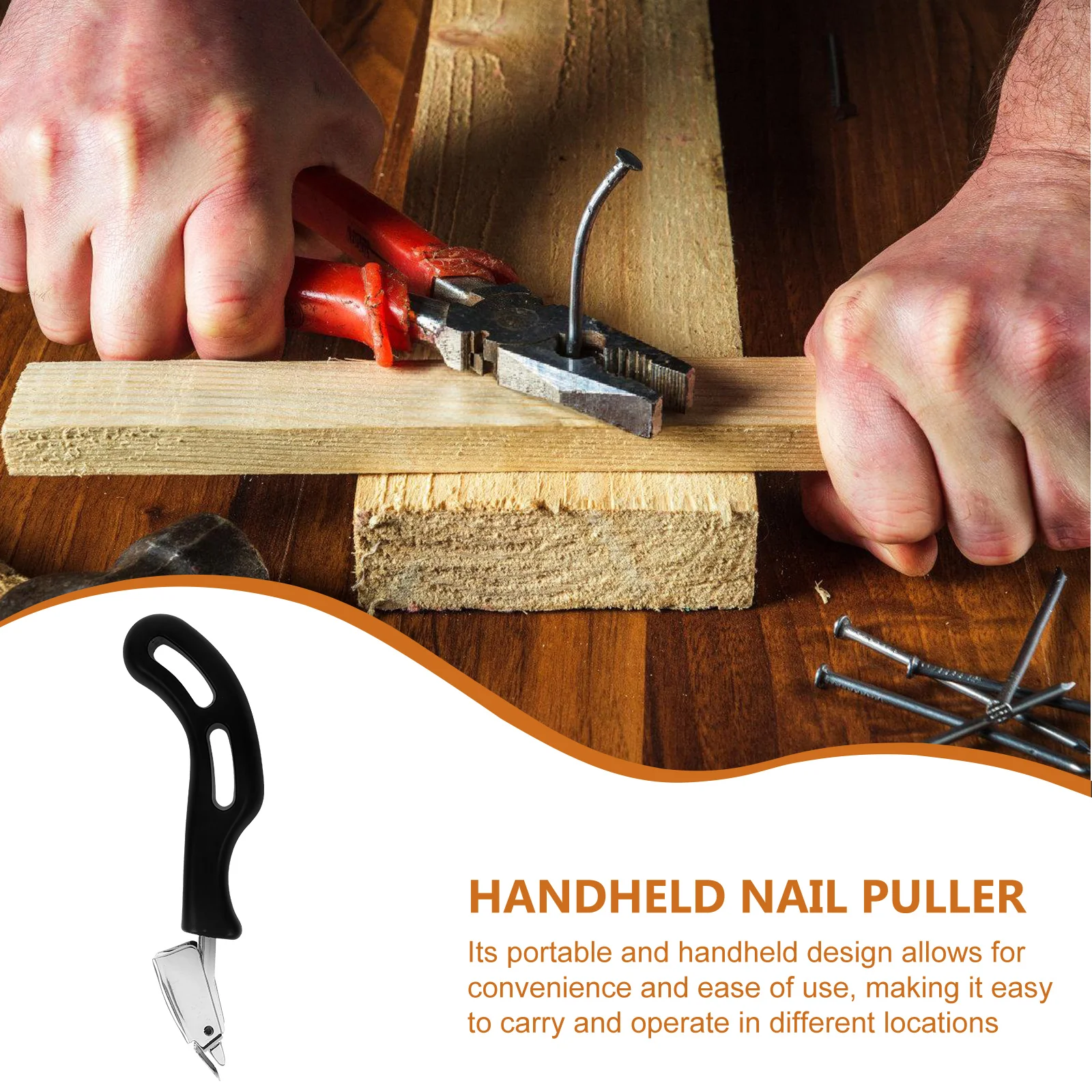 Handheld Staple Lifter Nail Remover Nail Puller Office Professional Hand Tool