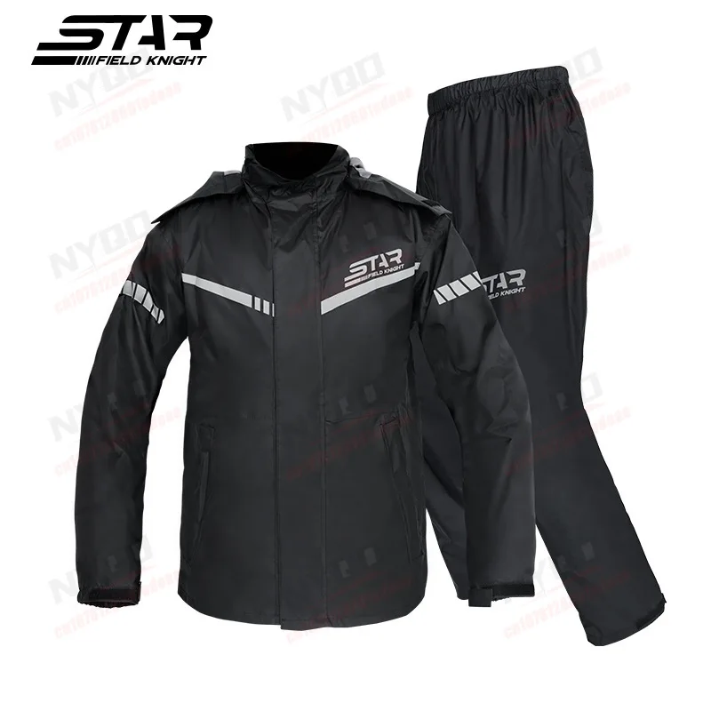 6XL SKF 오토바이 자전거 특수 스플릿 레인코트 레인 팬츠 세트 남성 및 여성 라이더용 레인스톰 방지 SKJ859