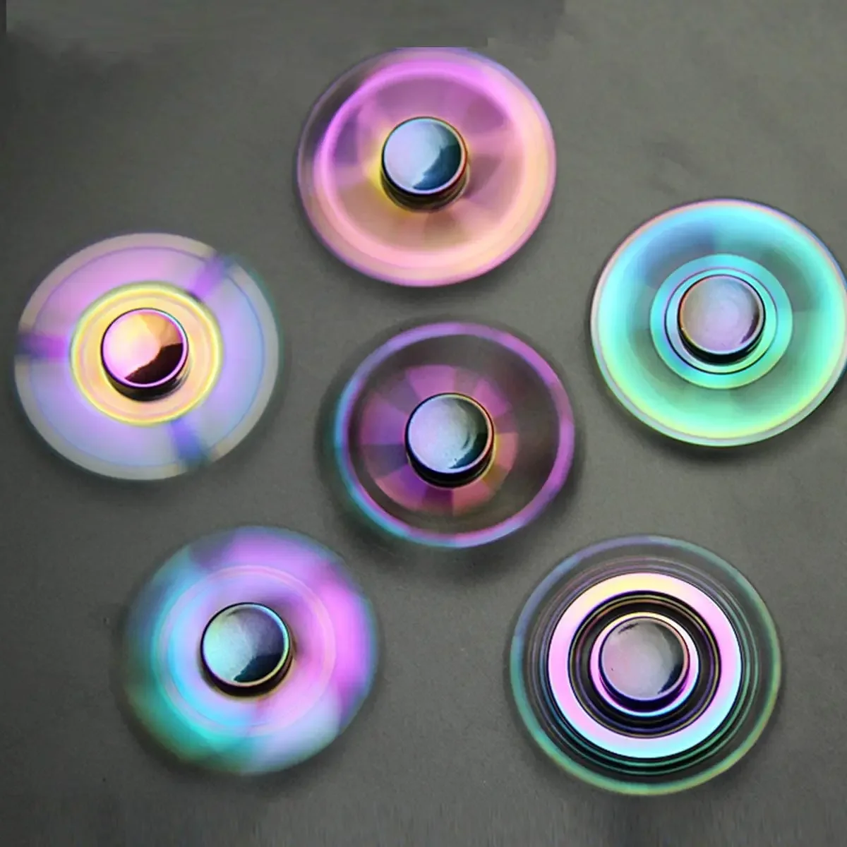 Sleek Metal Alloy Anti-Stress Fidget Spinner Toy