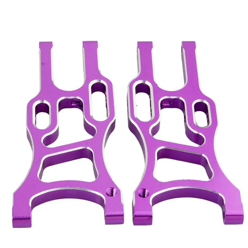 106019 RC 1:10 Buggy Front Lower Suspension Arm Upgrade Parts Purple 