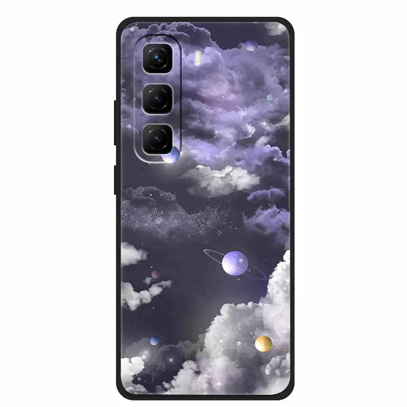 Stylish Painted Soft TPU Silicone Phone Case - Fashion Back Cover