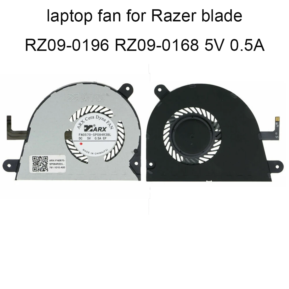 

Notebook PC CPU Cooling Fans For Razer Blade Stealth RZ09-0196 RZ09-0168 laptops Cooler Radiator fan FN0570 SP084R3BL SP084R3DL