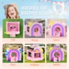 VEVOR Inflatable Bounce House Indoor Outdoor Playhouse Trampoline Kid Jumping Bouncer with Blower Slide Storage Bag 110x91x91 in 6