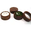 Wood Wedding Ring Case Box Natural Walnut Wooden Jewelry Display Box Organizer Earring Rings Holder Gift Packaging Boxes 2