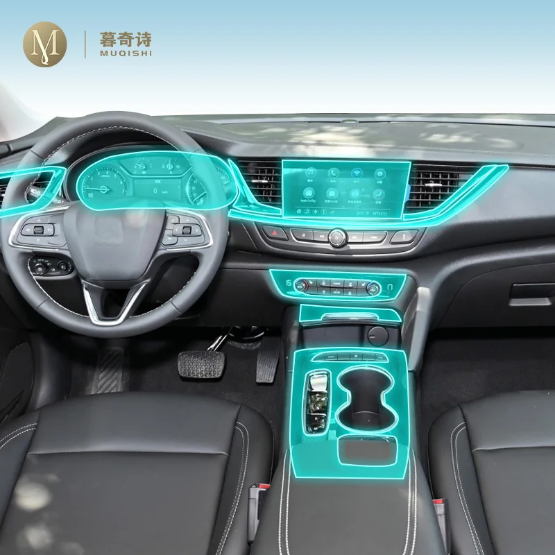 

Защитная пленка для салона автомобиля Buick Regal 2017-2024, прозрачная самоклеящаяся пленка из ТПУ для покраски консоли, наклейка против царапин PPF