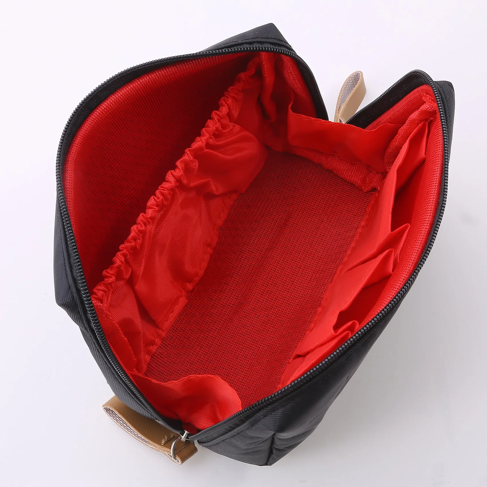 Portable Cosmetic Bag Toiletry Wash Make Up Storage Pouch Beautician Folding Makeup Bag Simple Multifunction Travel Organizer 5