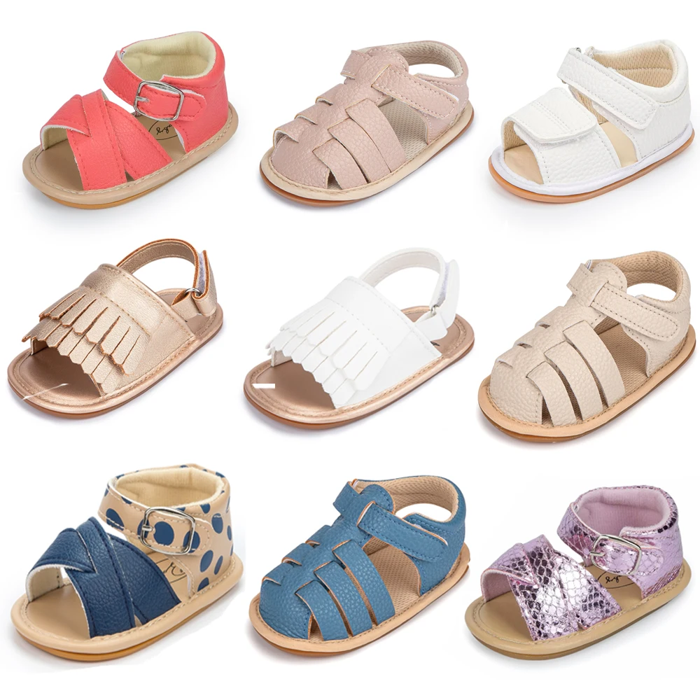 SummerSandalsBabyBoyGirlPULeatherShoesBabyGardenGirlSandals