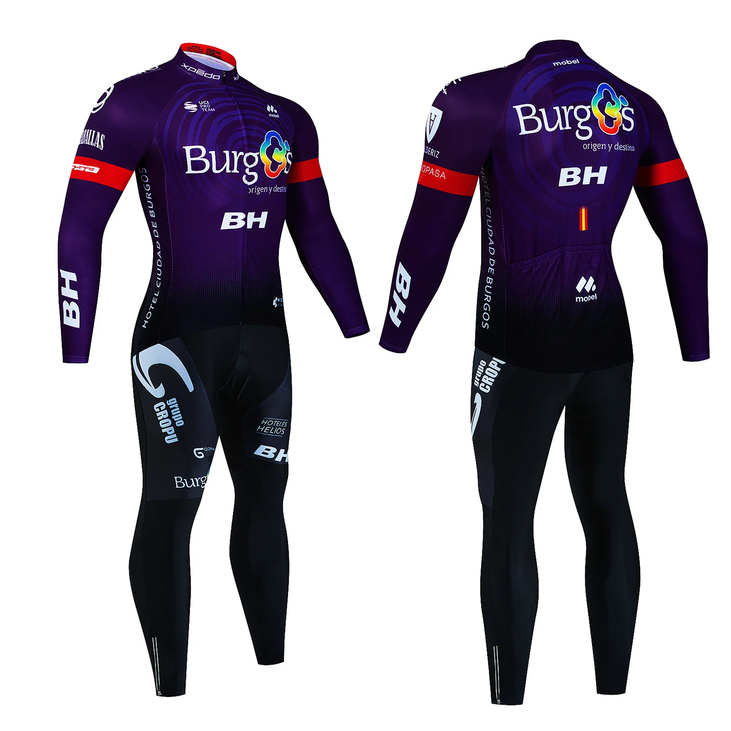 Description Picture 4 of item2024 BH Cycling Jerseys Set Autumn Riding Long Sleeves Men's Cycling Bib Set Bicycle Clothing Spring MBT Breathable Bike Clothes