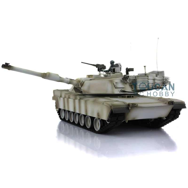 2.4G Heng Long RTR RC Tank 1/16 Snow 7.0 Upgraded Metal Ver M1A2 Abrams 3918 Remote Control Car for Toys TH17830-SMT4 5