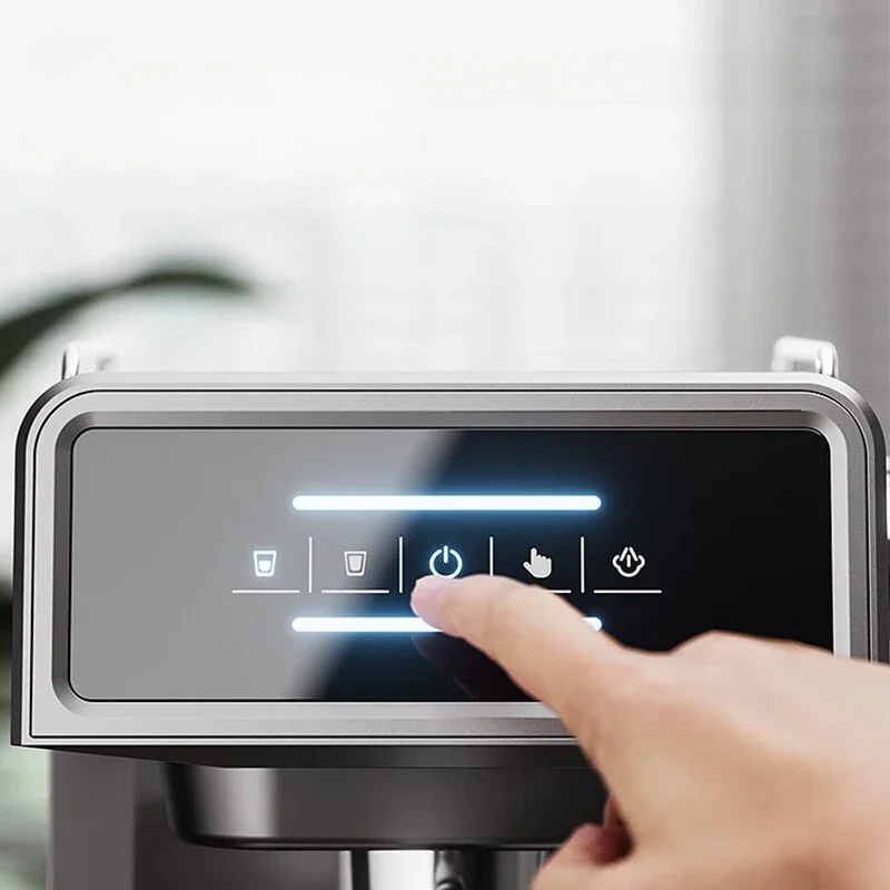 Semi-automatic Home Italian Coffee Machine Cappuccino Latte Coffee Machine Easy-to-control Coffee Machine Steam Milk Frothing 2