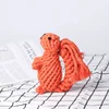 New hot-selling pet cotton rope toy dog ​​bite-resistant braided cotton rope medium and large dog molar teeth cleaning toy 2