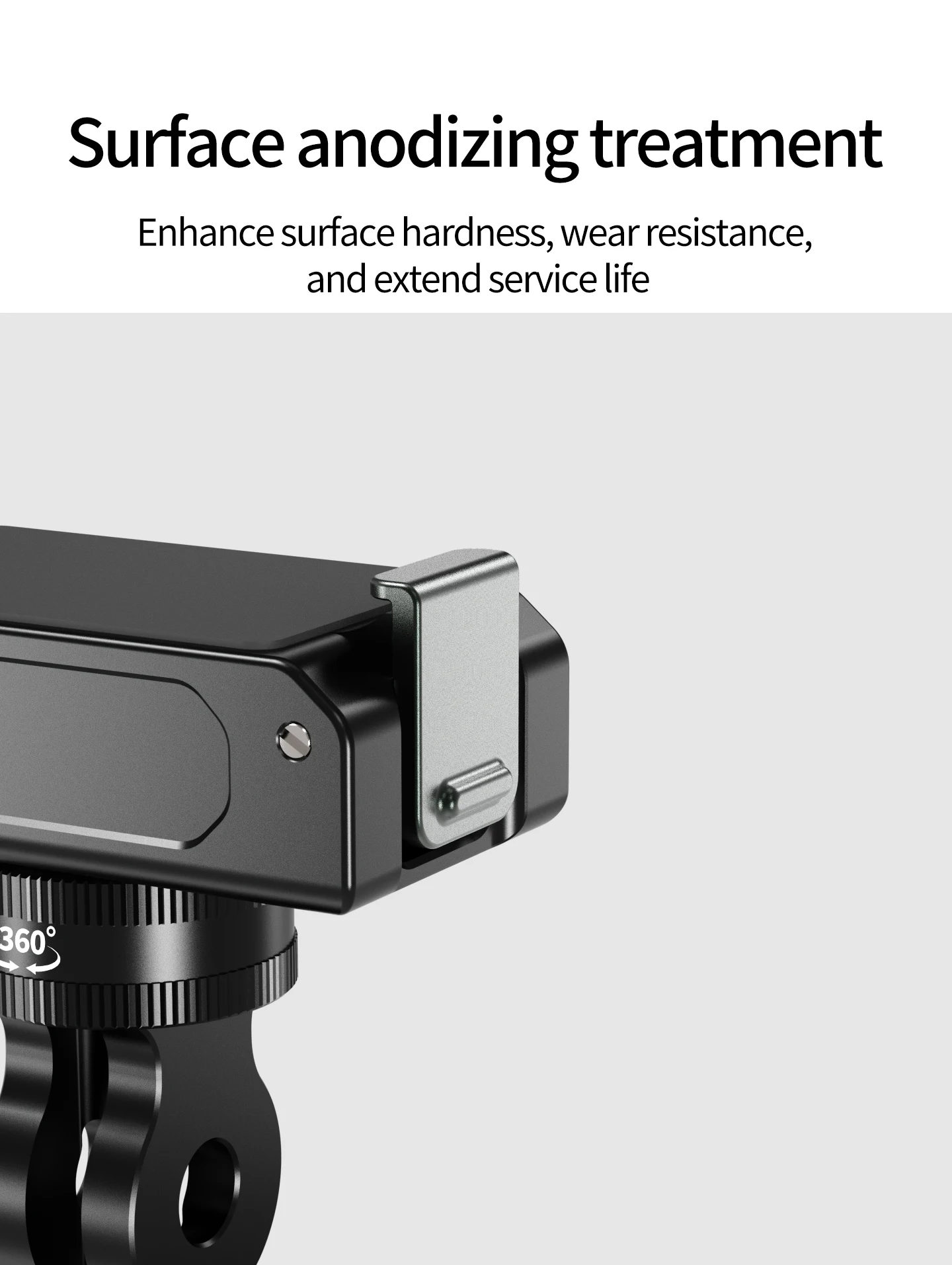 Aluminium Magnetische Schnellverschluss-Halterung Magnetische Schnellinstallationsbasis für DJI Action 6 Osmo Nano Rutschfeste Stoßfeste Stativhalterung – Detail 9