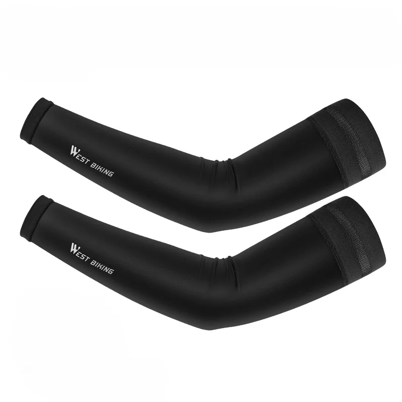 Ice Silk Sports Arm Sleeves Cycling Arm Sleeves Cover Sun UV Protection
