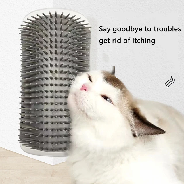 Cat Wall Corner Self-Groomer 1
