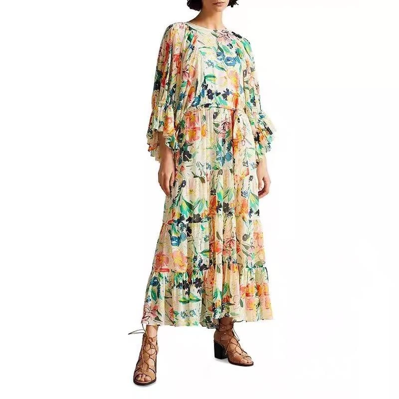 

Floral Print Maxi Length Dress Size 0-5 TB Boutique New Collections