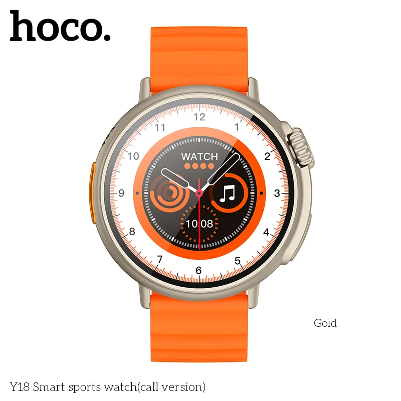 

HOCO Multifunctional Smart Watch Men Women Bluetooth Connected Phone Music Fitness Sports Bracelet Sleep Monitor Call Version