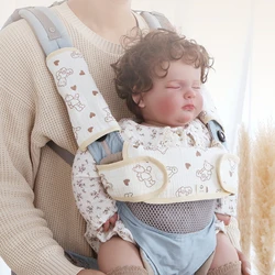 Bavoirs en gaze de coton pour bébé, serviette de salive de classe A avec porte-pression, tabouret de taille initié, poussette, ceinture de sécurité, housse de protection