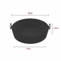 Reusable Non - Stick Silicone Square Baking Liners for Kitchen Cooking and Baking (18 - Black)