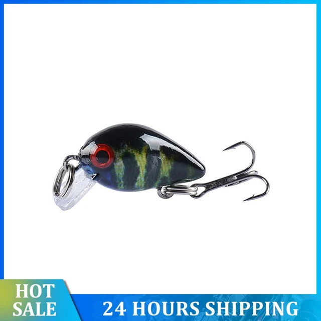 3cm 1.5g Crankbait Fishing Baits Freshwater Saltwater Fishhook