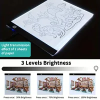 A3 Copyboard Ultra-thin LED Light Pad Light Board for Drawing Tablet Digital Graphic Tablet LED Diamond Painting Light Pad Board - Image 4