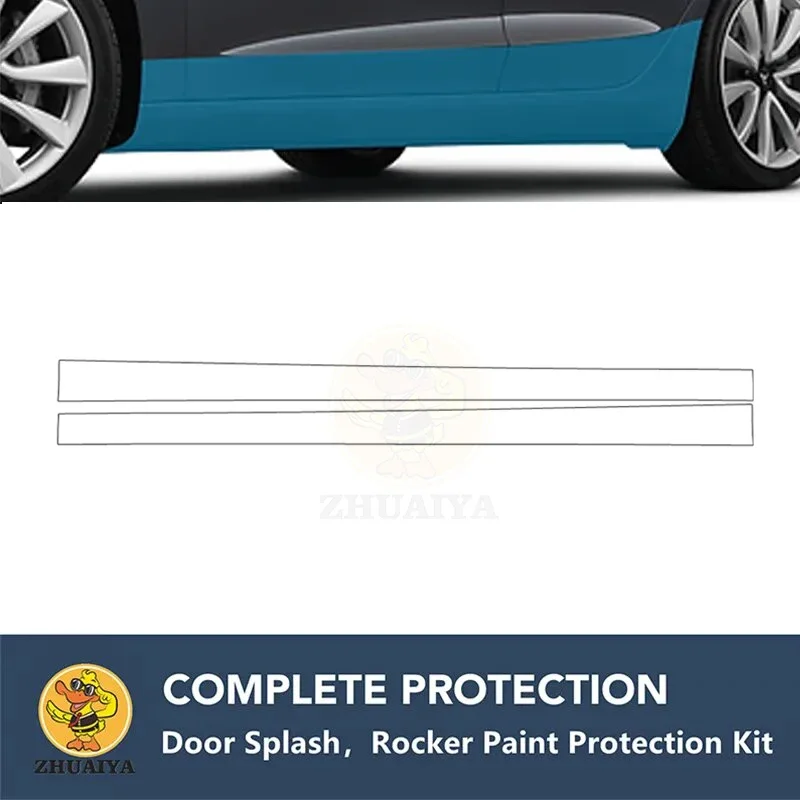 

PreCut Rocker Panels Paint Protection Clear Bra Guard Kit 7.5mil TPU PPF For AUDI RS3 BASE 2018-2020