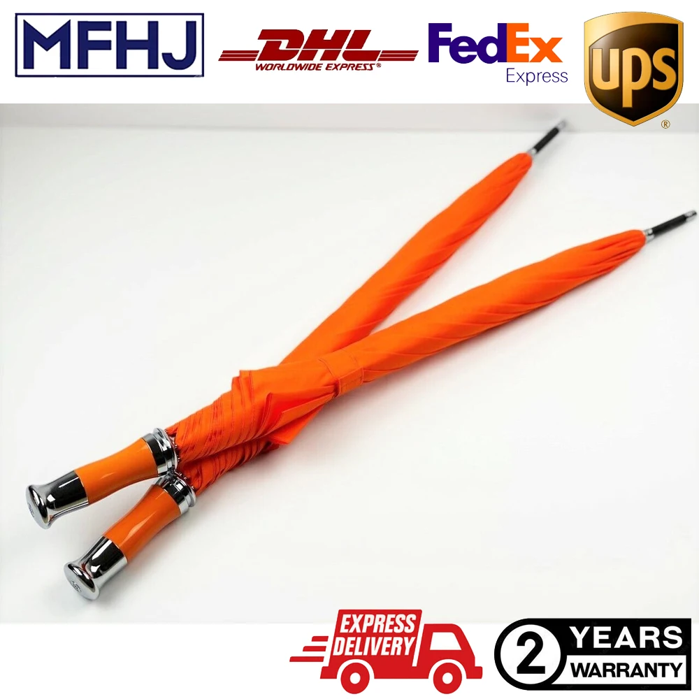 2 Pezzi Per Ombrelli Rolls Royce Phantom Ghost Dawn Wraith & Cullinan Orange-Custom Made