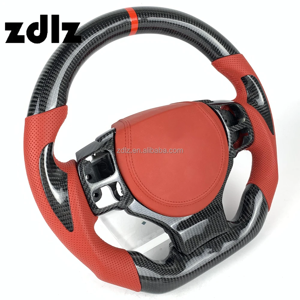 

Custom carbon fiber steering wheel For Lexuss IS350 GS350 GS300 IS250 IS ES RX NX LS UX LC GS GX LX LC LED steering wheel
