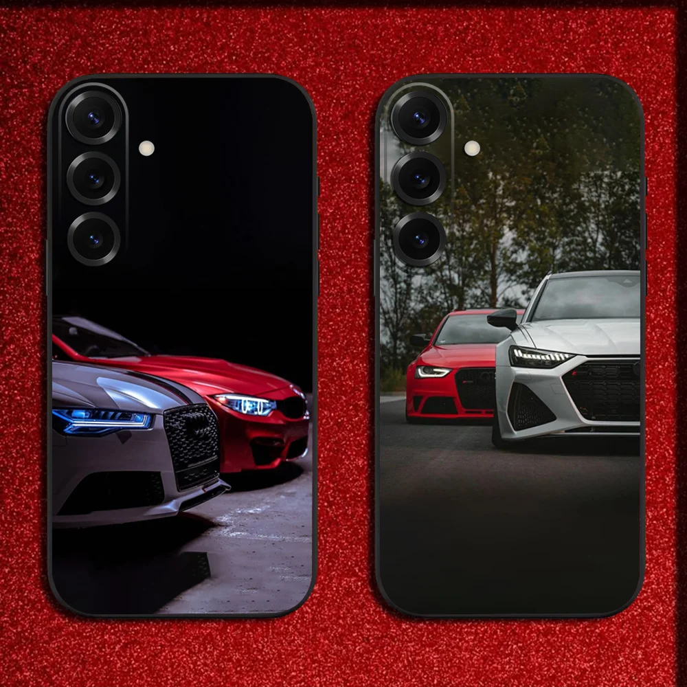 Sporty Black Car Phone Case - Premium Design