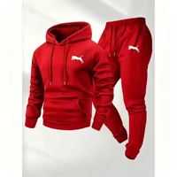 Ensemble survêtement homme chaud et tendance : sweat à capuche et pantalon de jogging décontracté, idéal pour le sport et le streetwear (2 pièces) 6