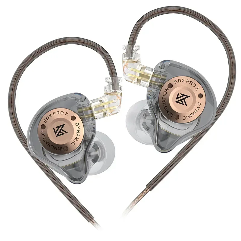 KZ EDX PRO X High-Fidelity Bass Earbuds with Noise Cancelling and 2-PIN Cable