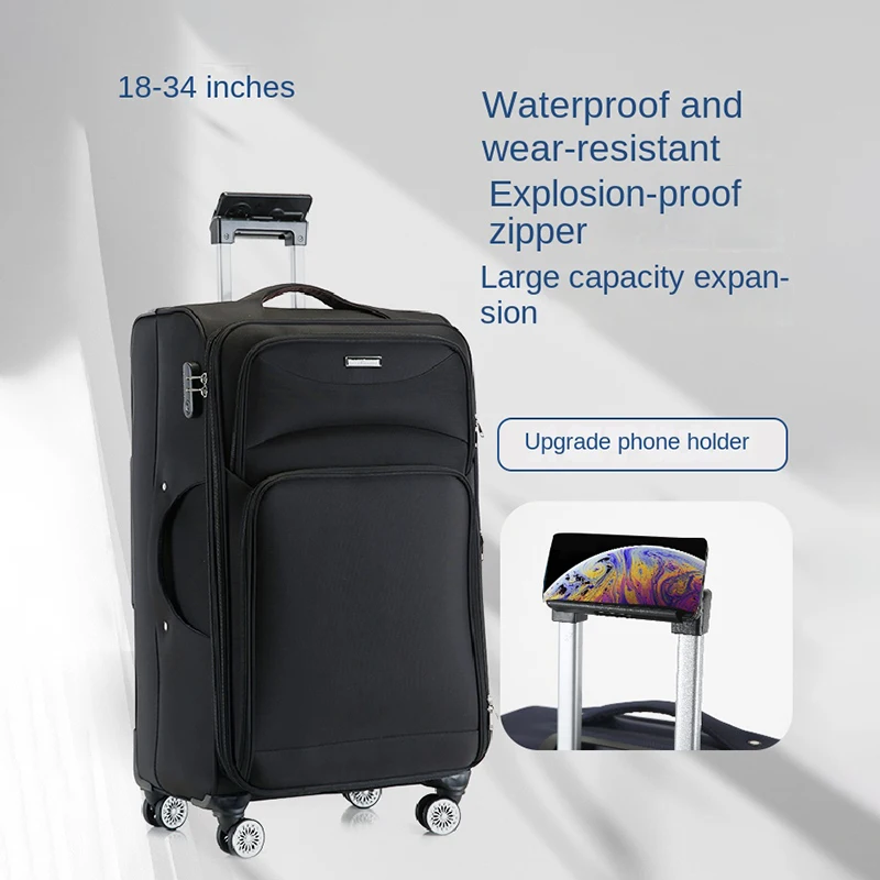 Maletas viaje Oxford de gran capacidad para hombre y mujer, bolsas