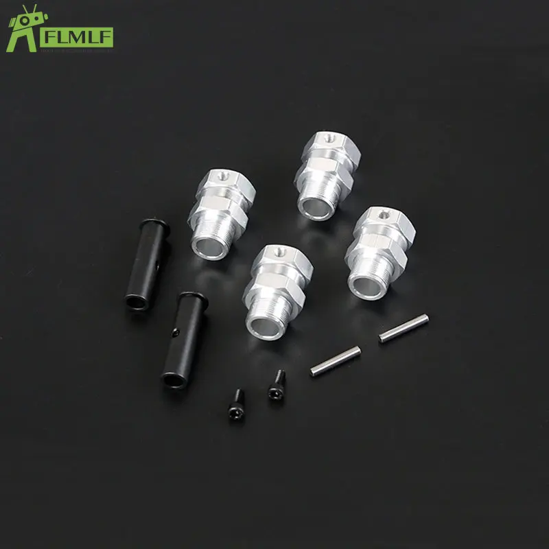Alloy Upgrade 24mm Hex Hub Extended Axle with Shaft Pin Set