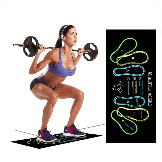 35X80cm Two-Color Squat Mat Suitable For Home Gym Living Room And Bedroom Use Anti-Slip Pad Set Durable Training Mats 35X80cm Two-Color Squat Mat Suitable For Home Gym Living Room And Bedroom Use Anti-Slip Pad Set Durable Training Mats
