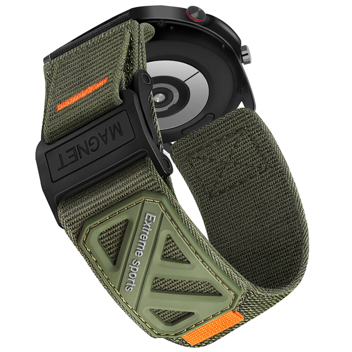 سوار نايلون رياضي بإبزيم مغناطيسي مقاس 20/22 مم –...