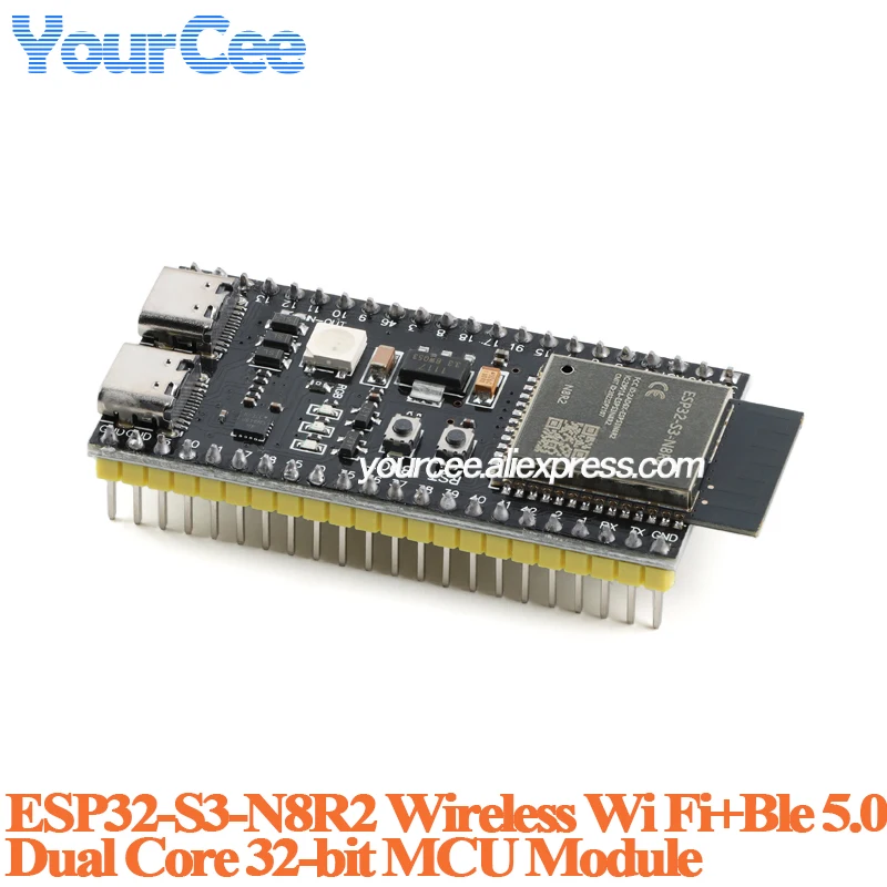 ตัวเลือกสินค้า บอร์ดพัฒนา ESP32-S3 Wi-Fi Bluetooth 5.0 32-bit