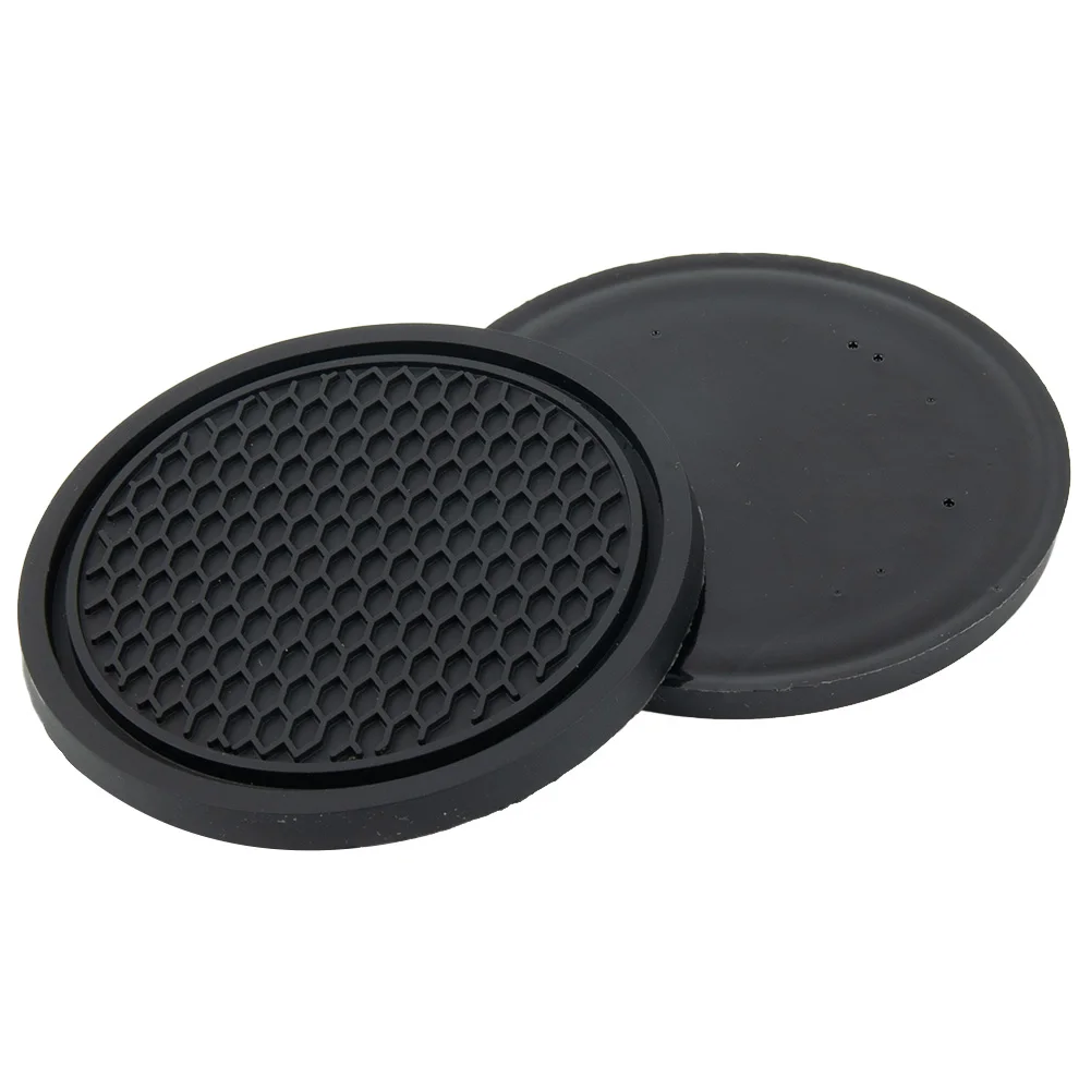 Cup Holder Coasters Cup Holder Inserts Car Coaster Pads Cup Holder Insert 4pcs Car Cup Holder Anti-Slip Insert Coaster Mats Universal Silicone Car Coasters Interior Accessories